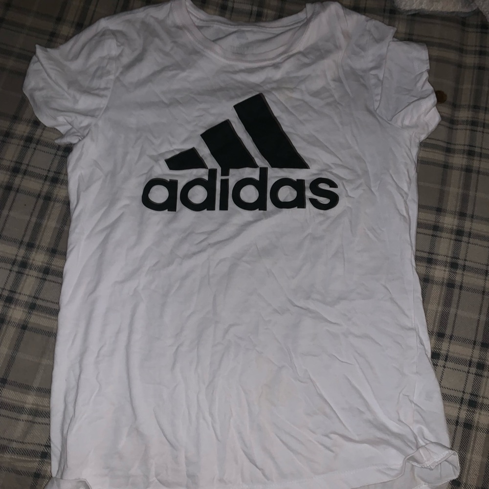 Adidas white t-shirt brand new!